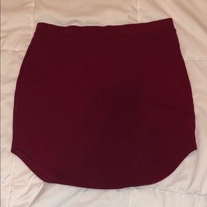 Red Mini Skirt